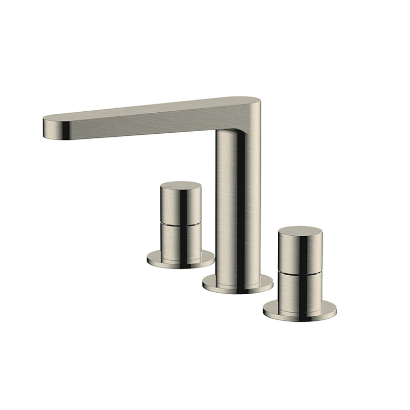 RAK-Petit Round Deck Mounted 3 Hole Basin Mixer Premium Tap Build