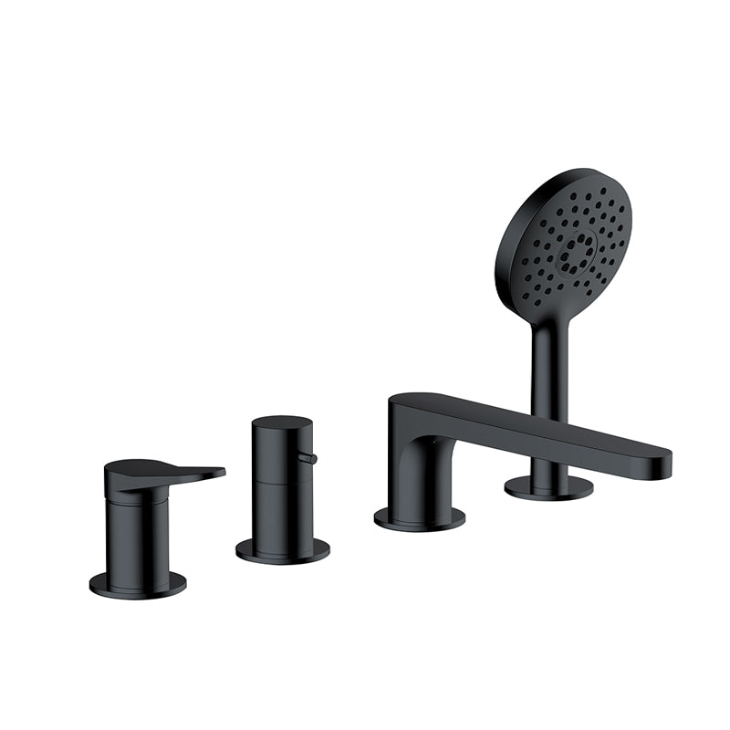 RAK-Petit Round 4 Hole Deck Mounted  Premium Bath Shower Mixer
