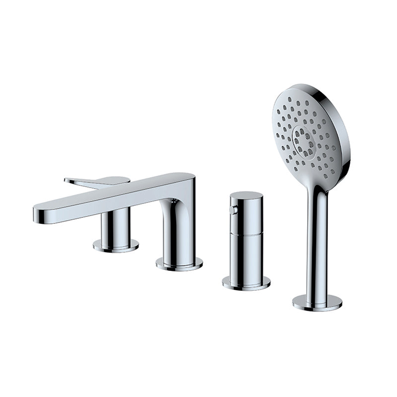 RAK-Petit Round 4 Hole Deck Mounted  Premium Bath Shower Mixer