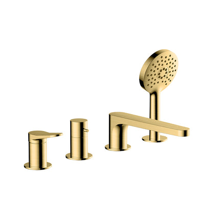 RAK-Petit Round 4 Hole Deck Mounted  Premium Bath Shower Mixer