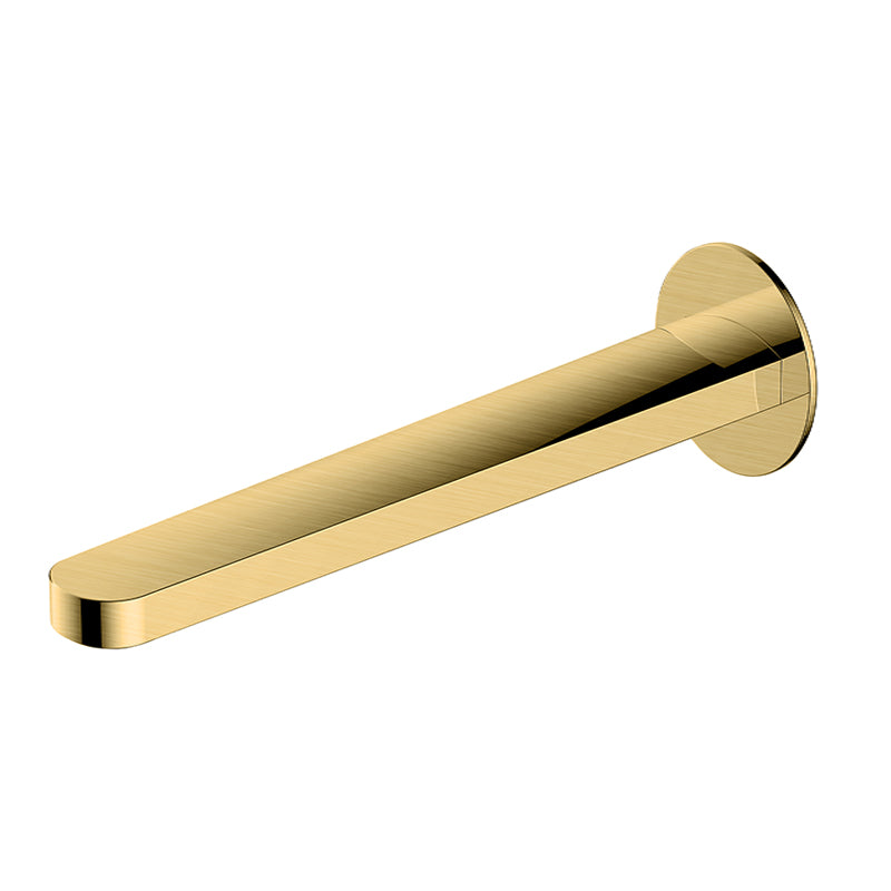 RAK-Petit Round Bath Spout Wall-mounted Installation Solid Brass Construction