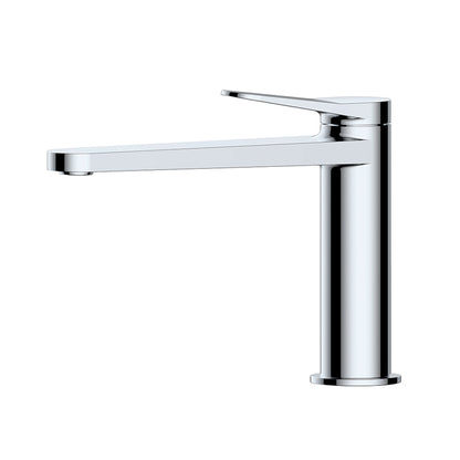 RAK-Petit Round Mid Height Basin Mixer Single Lever Operation Build Tough