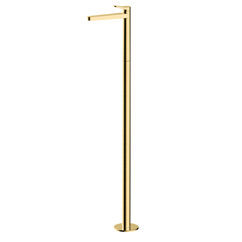 RAK-Petit Round Floor Standing Wash Basin Mixer Single Lever Operation