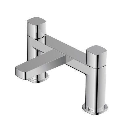 RAK-Petit Square Deck Bath Filler Elegant Design Solid Brass Construction