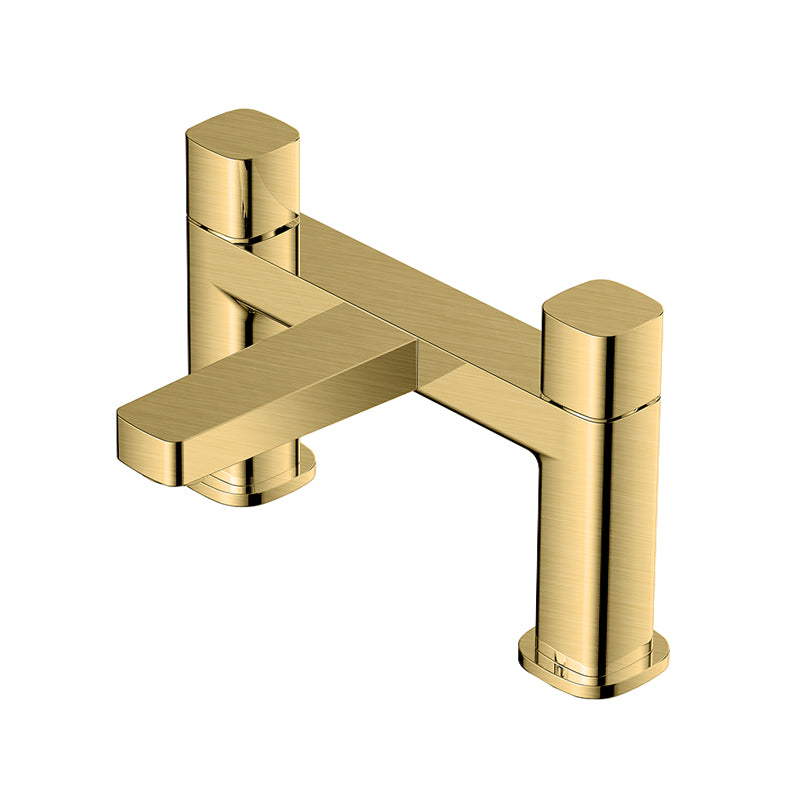 RAK-Petit Square Deck Bath Filler Elegant Design Solid Brass Construction