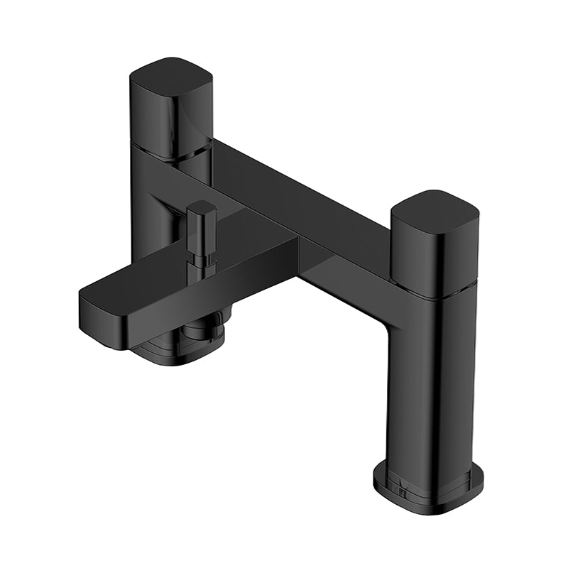 RAK-Petit Square Deck Bath Shower Mixer High-Quality Solid Brass