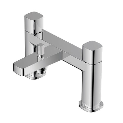 RAK-Petit Square Deck Bath Shower Mixer High-Quality Solid Brass