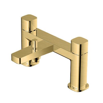 RAK-Petit Square Deck Bath Shower Mixer High-Quality Solid Brass