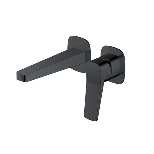 RAK-Petit Square Wall Mounted Single Lever Basin Mixer Solid Brass Construction