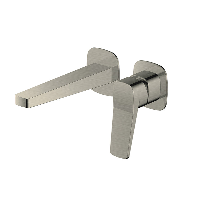 RAK-Petit Square Wall Mounted Single Lever Basin Mixer Solid Brass Construction