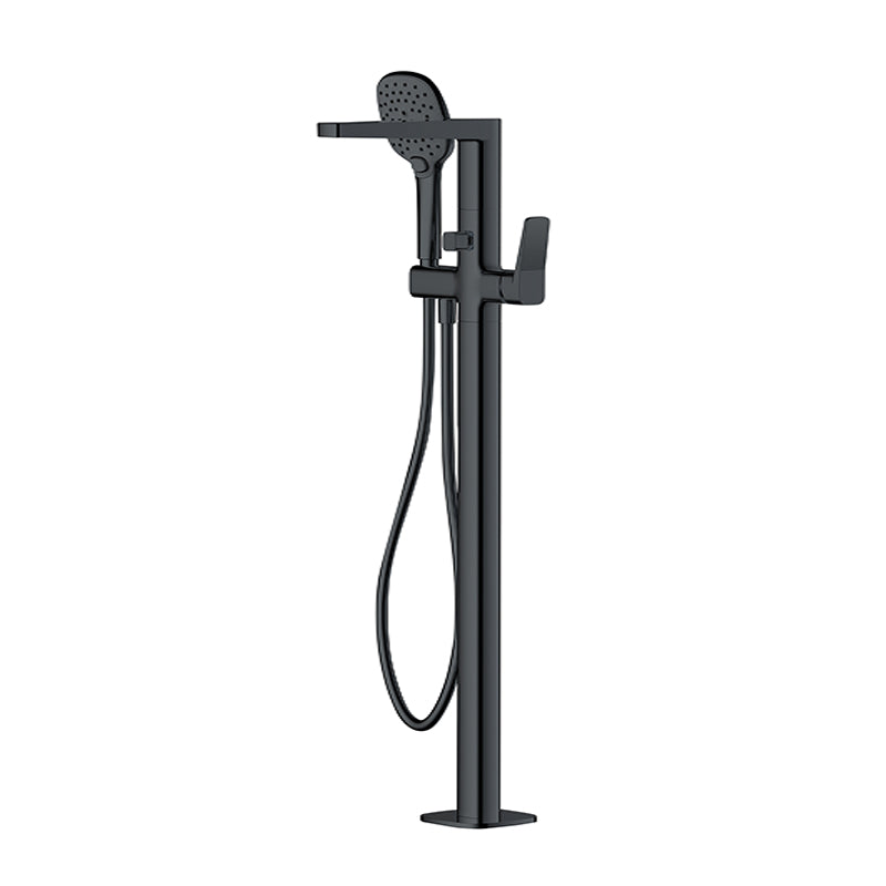 RAK-Petit Square Floorstanding Bath Shower Mixer Striking Architectural Styling