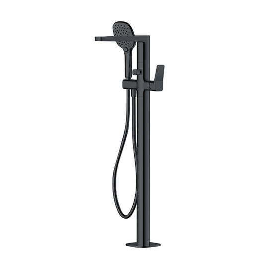 RAK-Petit Square Floorstanding Bath Shower Mixer Striking Architectural Styling