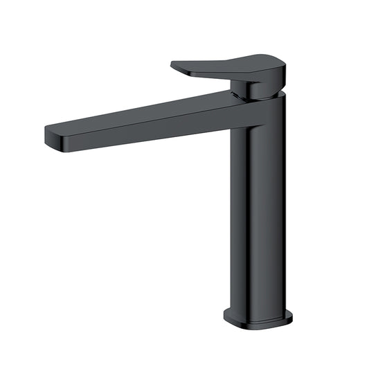 RAK-Petit Square Mid Height Basin Mixer Premium Solid Brass Build