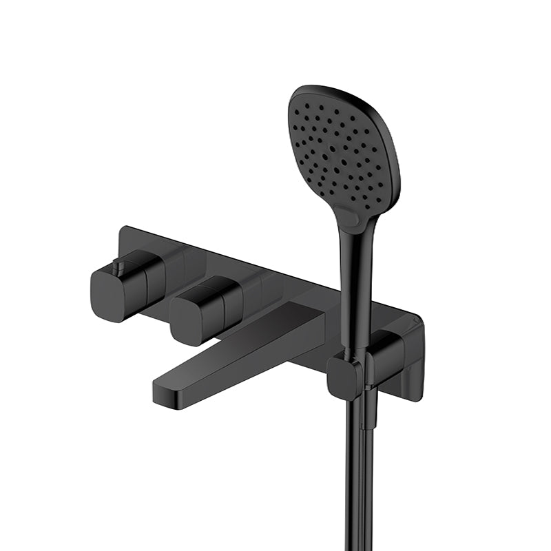 RAK-Petit Square Wall Mounted Thermostatic Bath Mixer Enhanced Comfort