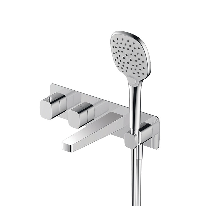 RAK-Petit Square Wall Mounted Thermostatic Bath Mixer Enhanced Comfort