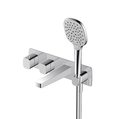 RAK-Petit Square Wall Mounted Thermostatic Bath Mixer Enhanced Comfort