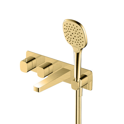 RAK-Petit Square Wall Mounted Thermostatic Bath Mixer Enhanced Comfort