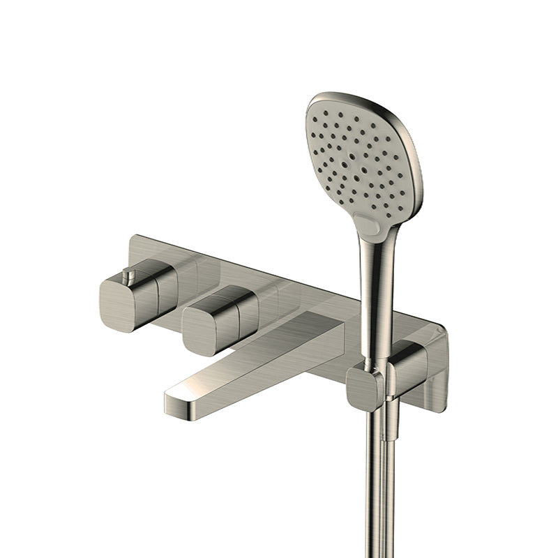 RAK-Petit Square Wall Mounted Thermostatic Bath Mixer Enhanced Comfort
