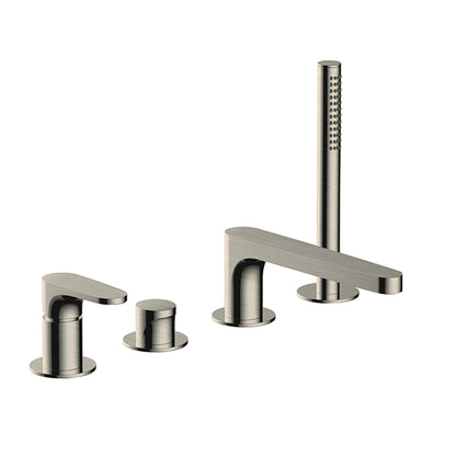 RAK-Portofino 4 Hole Deck Mounted Bath Shower Mixer Solid Premium Brass