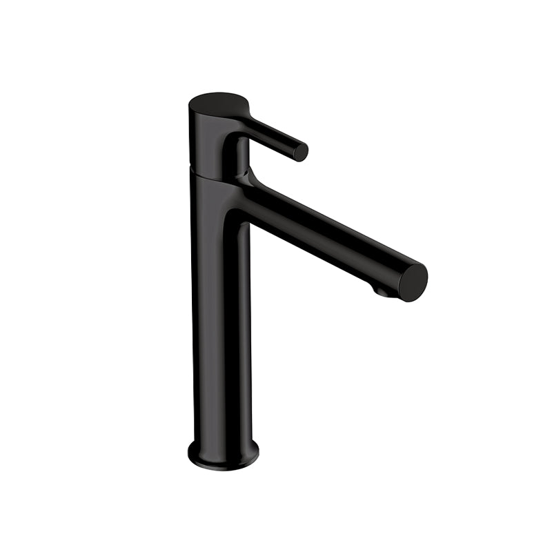 RAK-Sorrento Mid Height Basin Mixer Contemporary Round Profile Solid Brass