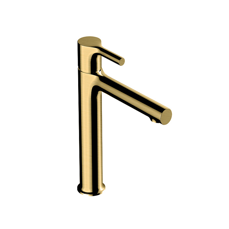 RAK-Sorrento Mid Height Basin Mixer Contemporary Round Profile Solid Brass