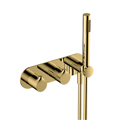 RAK-Sorrento Horizontal Dual Outlet Thermostatic Premium Shower Kit