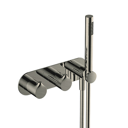 RAK-Sorrento Horizontal Dual Outlet Thermostatic Premium Shower Kit