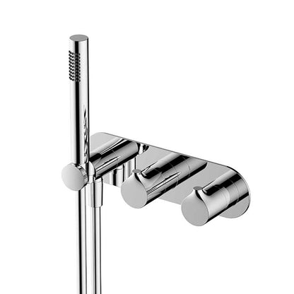 RAK-Sorrento Horizontal Dual Outlet Thermostatic Premium Shower Kit