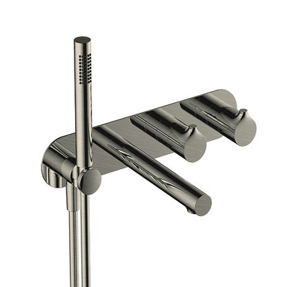 RAK-Sorrento Horizontal Dual Outlet Thermostatic Shower & Bath Kit