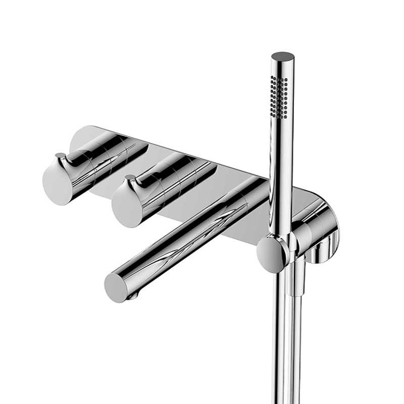 RAK-Sorrento Horizontal Dual Outlet Thermostatic Shower & Bath Kit