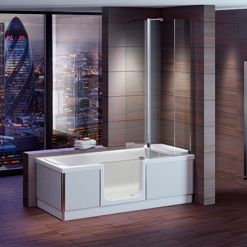 Mantaleda Kineduo Walk-In Shower Bath with Fold-Down Seat
