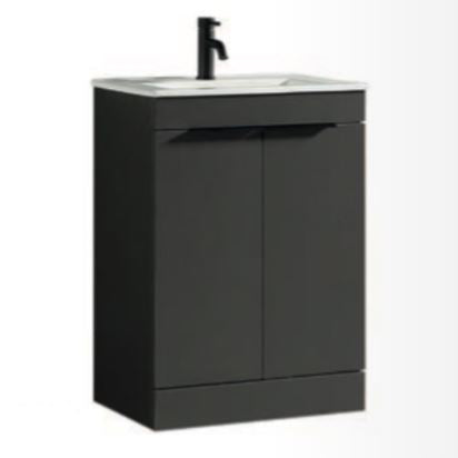 Tailored Bathrooms Sora 600mm Two Door F/S Vanity & Ceramic Basin