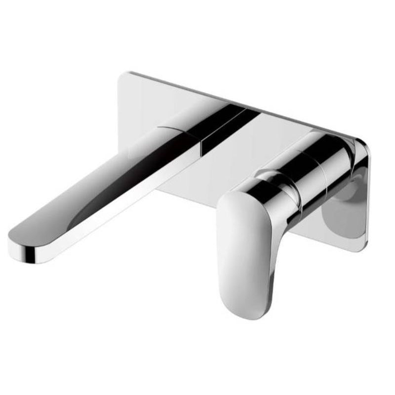 RAK-Portofino Wall Mounted Basin Mixer with Back Plate Premium Brass