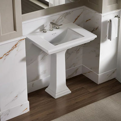 Memoirs Stately Rectangular Pedestal Bathroom Sink