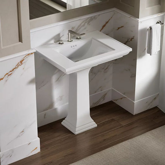 Memoirs Stately Rectangular Pedestal Bathroom Sink