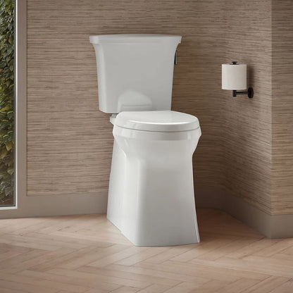 Corbelle Tall Two-Piece Elongated Toilet With Skirted Trapway