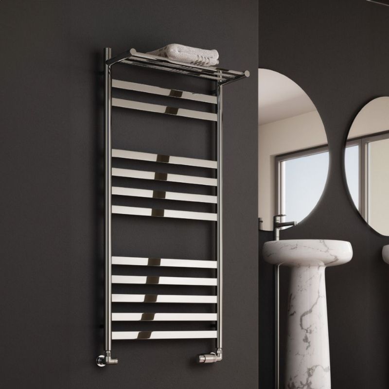 Reina Alento Stainless Steel Heated Bathroom Towel Rail