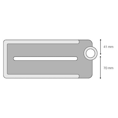 Smedbo SIDELINE Shower Basket for Riser Rail In Black Technical Drawing