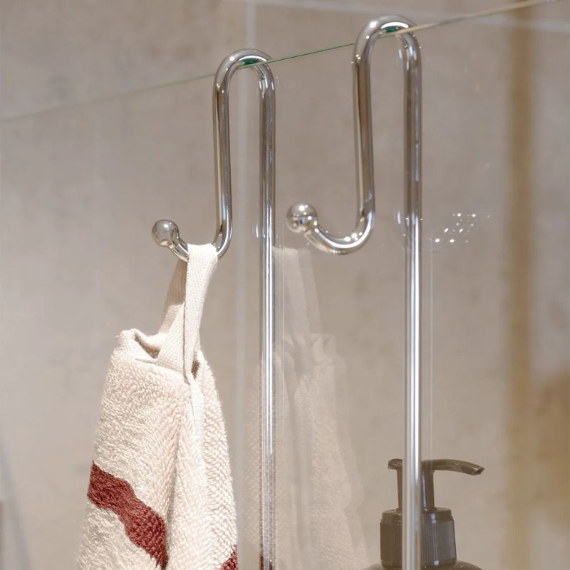 Smedbo SIDELINE Double Hanging Shower Basket Solid Brass In Chrome