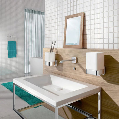 Smedbo ICE Wall-Mounted Soap Dispenser & Holder In Polished Chrome