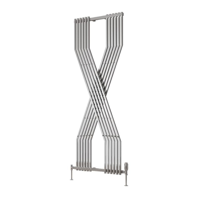 Reina Coredo X-Shaped Vertical Designer Radiator Mild Steel