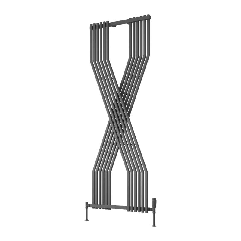 Reina Coredo X-Shaped Vertical Designer Radiator Mild Steel