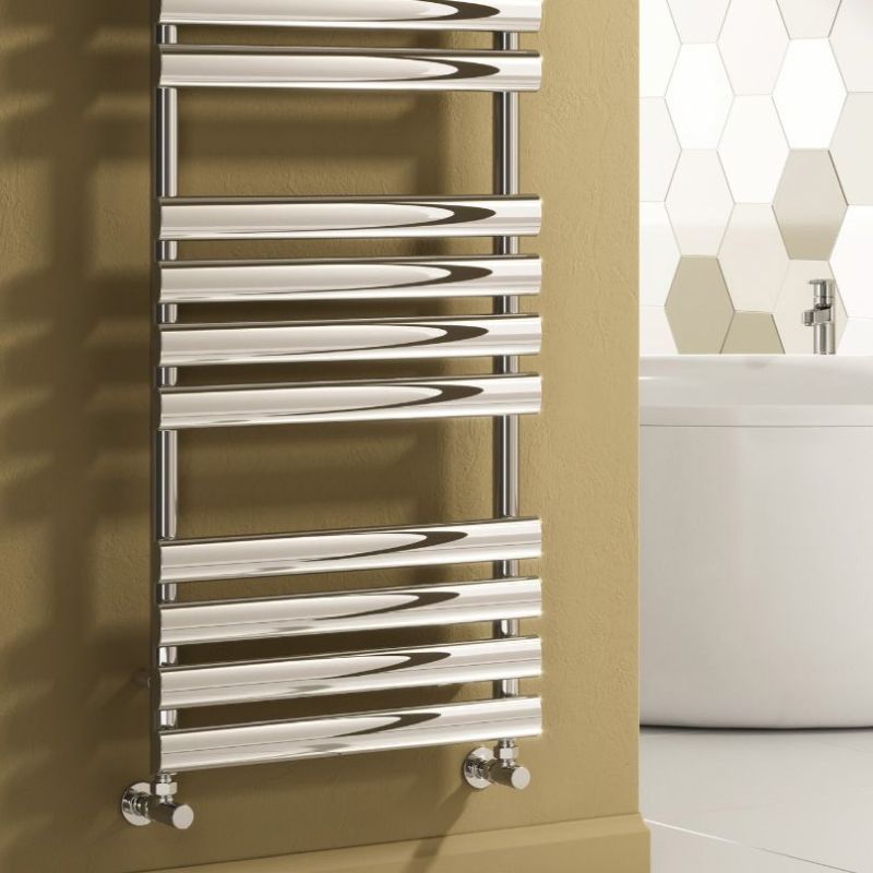 Reina Arbori Mild Steel Towel Radiator Dual Fuel