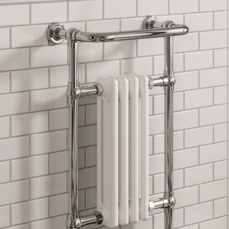 Reina Alicia Traditional Mild Steel Central Heating Towel Radiator