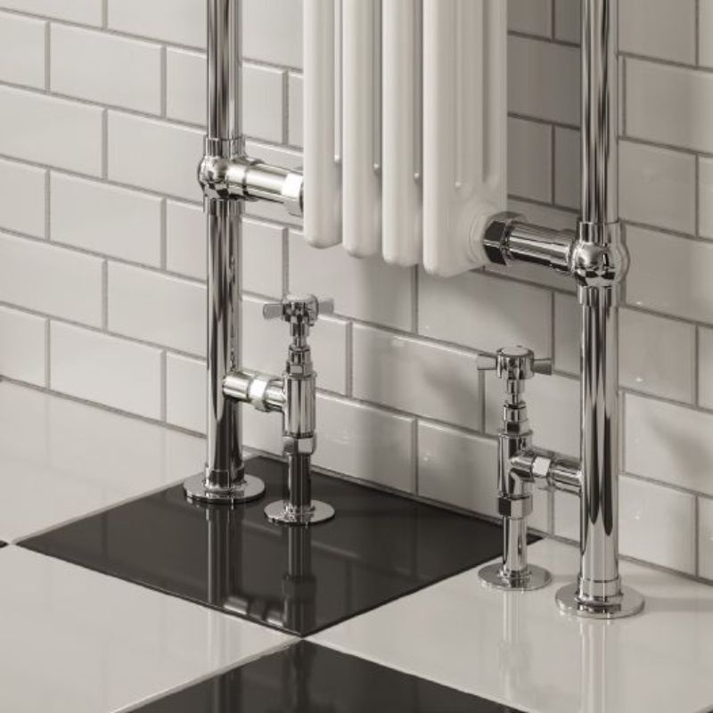 Reina Alicia Traditional Mild Steel Central Heating Towel Radiator