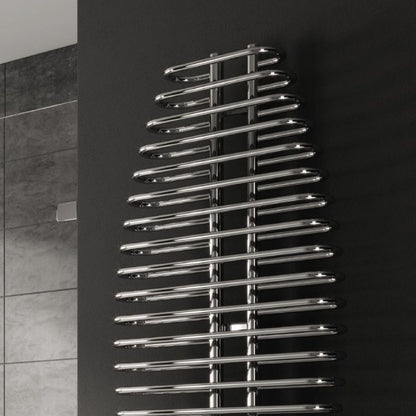 Reina Teano Modern Mild Steel Dual Fuel Towel Radiator