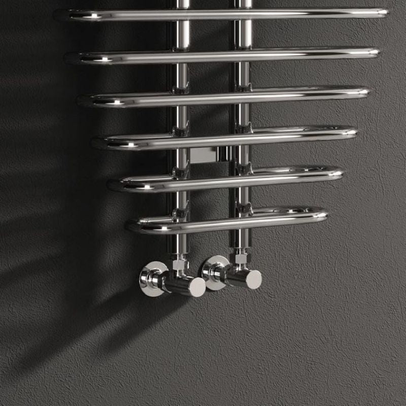 Reina Teano Modern Mild Steel Dual Fuel Towel Radiator