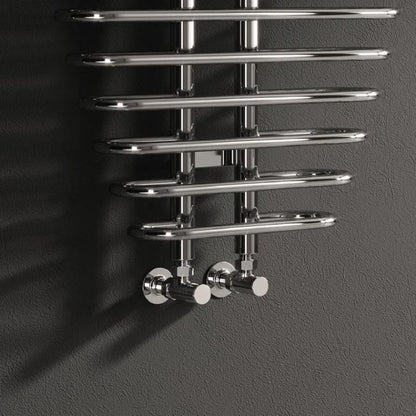 Reina Teano Modern Mild Steel Dual Fuel Towel Radiator