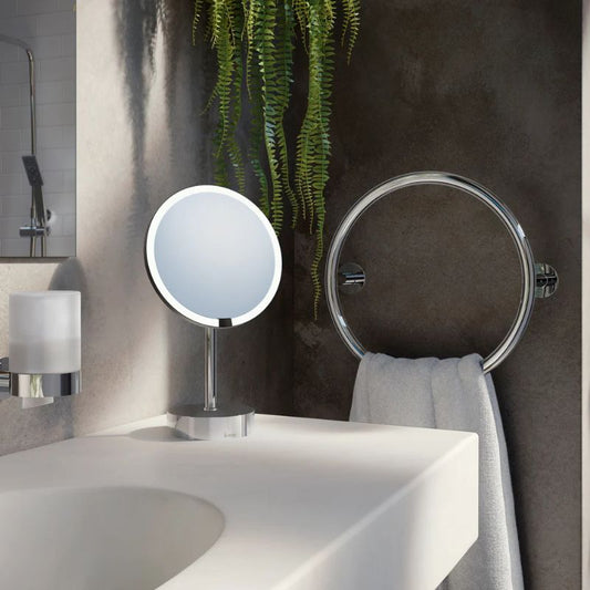 Smedbo DRY Circle Electric Towel Warmer In Polished Stainless Steel