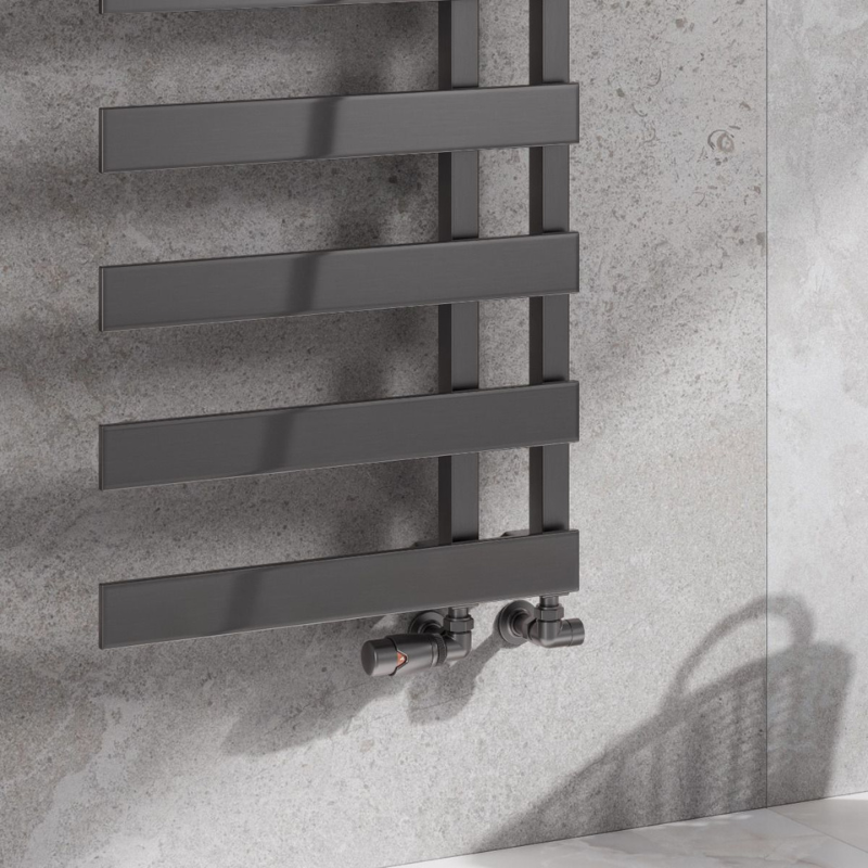 Reina Florina Modern Offset Ladder Towel Radiator Rails